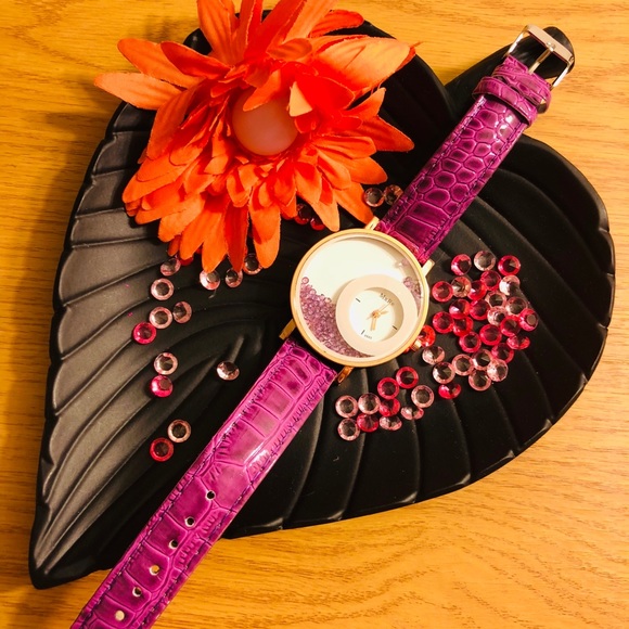 Purple diamond watch - Picture 4 of 4